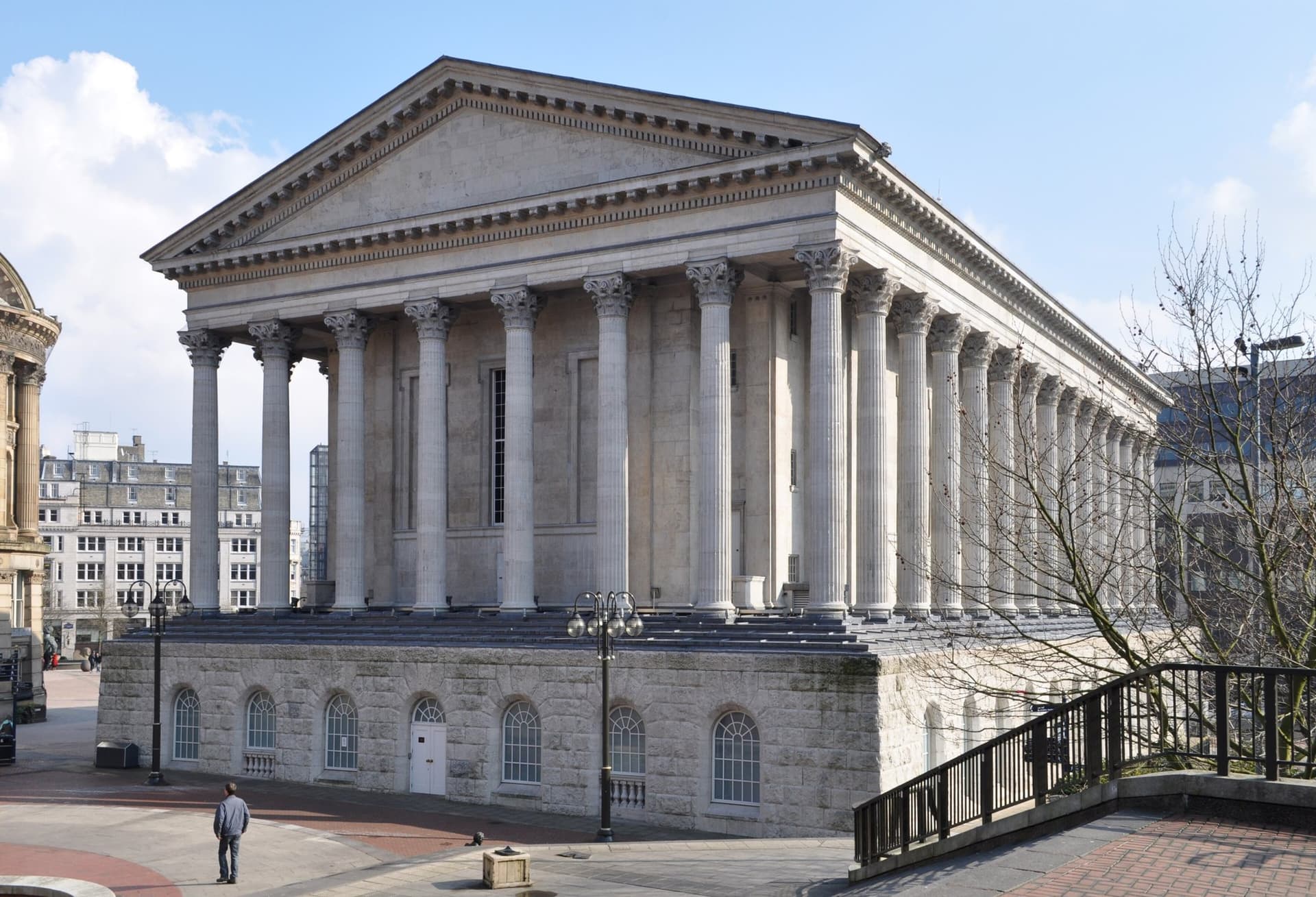 Birmingham Town Hall from Chamberlain Square