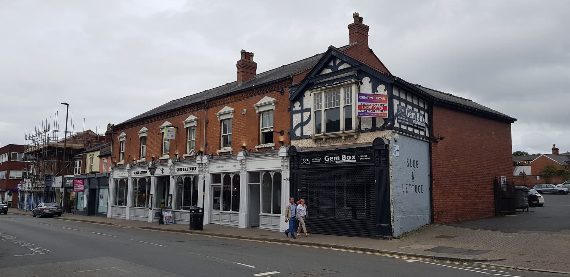 Shops and Pub, Harborne High Street - geograph.org.uk - 6939665